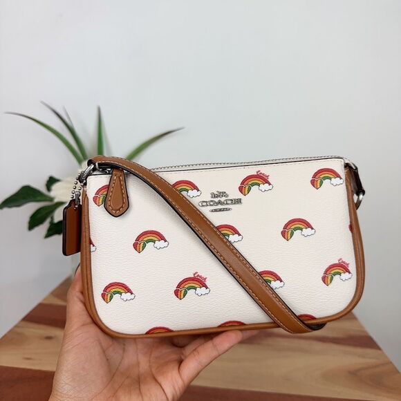 NWT Coach Nolita 19 Bag With Rainbow Print - Picture 3 of 11